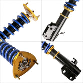 Coilovers Struts For 2002-2007 Subaru Impreza WRX GDB GDA STI Front & Rear 4Pcs
